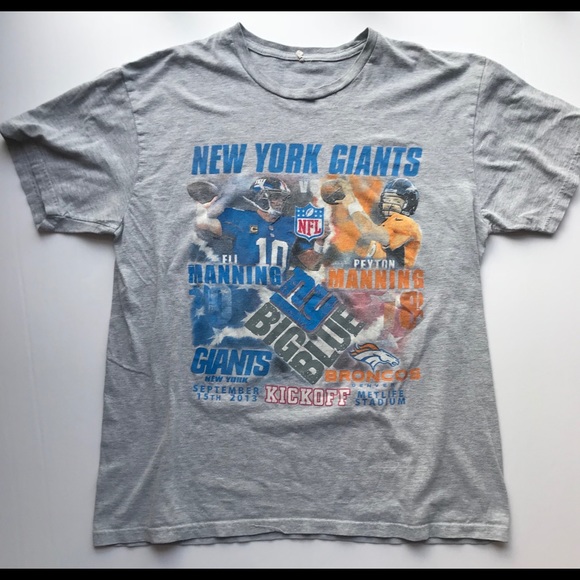 Other - NY Giants Manning Brothers Kickoff T-Shirt